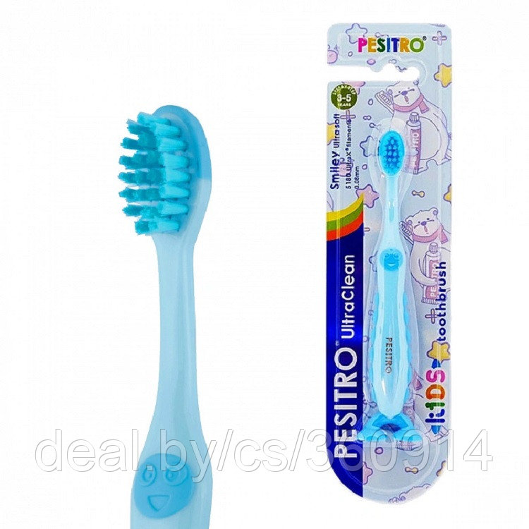 Pesitro Детская зубная щетка PESITRO (UltraClean Smiley Ultra soft 5180) - фото 1 - id-p220625584