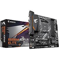 Мат. плата GIGABYTE B550M AORUS ELITE (RTL) AM4 B550 2xPCI-E DVI+HDMI GbLAN SATA RAID MicroATX 4DDR4