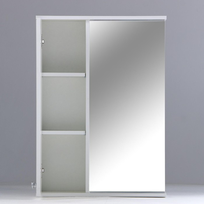 Зеркало-шкаф для ванной комнаты, белый, 50 х 18 х 83 см - фото 3 - id-p220633977