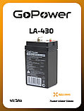 Аккумулятор для фонариков 4 в 3 ah, LA-430, фото 2