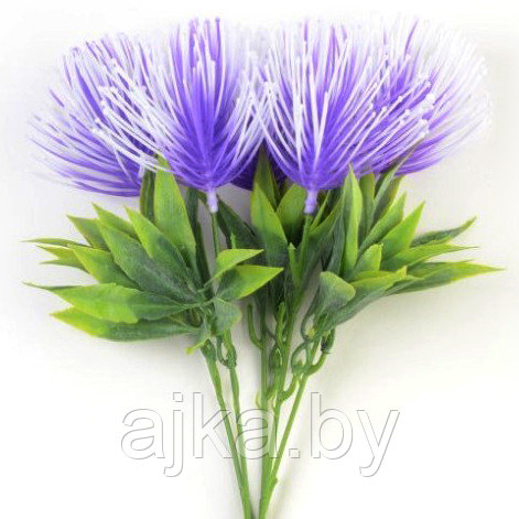 Букет декоративный Тропик 33 см, фиолетовый - фото 1 - id-p220641415