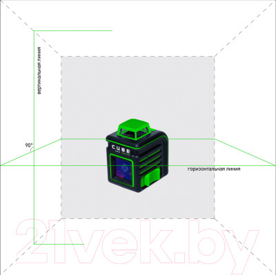 Лазерный нивелир ADA Instruments Cube 360 Green Ultimate Edition / A00470 - фото 2 - id-p220646268