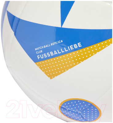 Футбольный мяч Adidas Euro24 Fussballiebe Club / IN9371 - фото 4 - id-p220645901