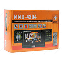 Автомагнитола Mystery DVD MMD-4304, сенсорный дисплей 4.3", SD/USB/DVD, ПДУ