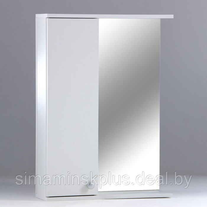 Зеркало-шкаф для ванной комнаты, белый, 50 х 18 х 83 см - фото 1 - id-p220649388