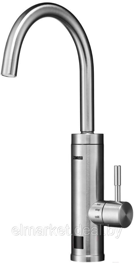 Кран-водонагреватель Zanussi SmartTap Steel серебристый - фото 1 - id-p220650062