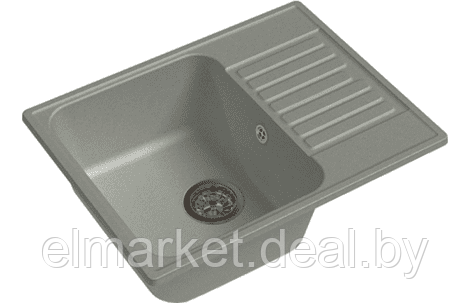 Кухонная мойка GranFest Quarz Z-13 серый - фото 1 - id-p220650241
