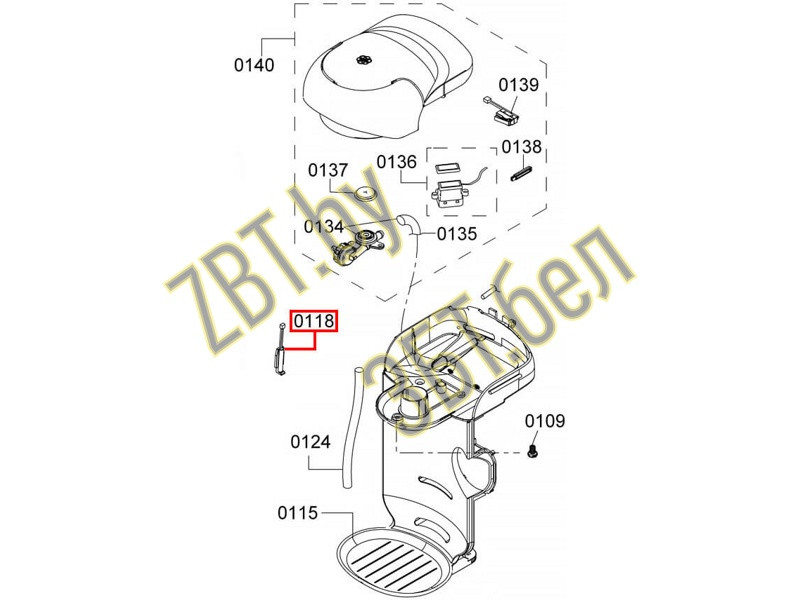 Герконовый датчик, определяющий наличие воды для кофемашины Bosch 00629106 - фото 5 - id-p217625114