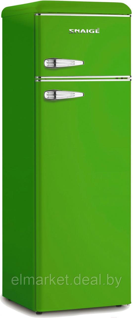 Холодильник-морозильник Snaige FR26SM-PRDG0E зеленый - фото 1 - id-p220651022