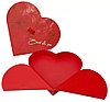 Набор коробок "Открытое сердце" 34,5*31,5*7, 30*27,5*5,5 (2 шт) Красный, фото 2