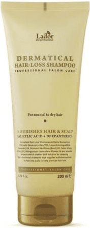 Бессульфатный шампунь против выпадения волос DERMATICAL HAIR-LOSS SHAMPOO, 200мл (LA'DOR)