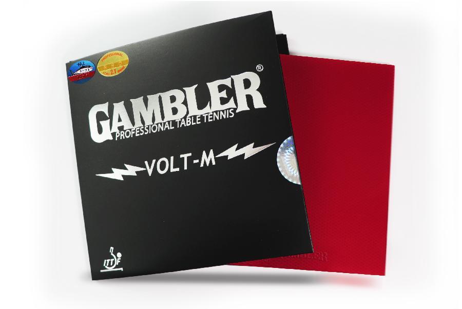 Накладка для ракетки GAMBLER VOLT M HARD 2.1MM (RED) - фото 6 - id-p220645593