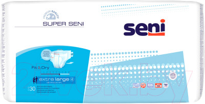 Подгузники для взрослых Seni Super Air Extra Large - фото 1 - id-p220655355