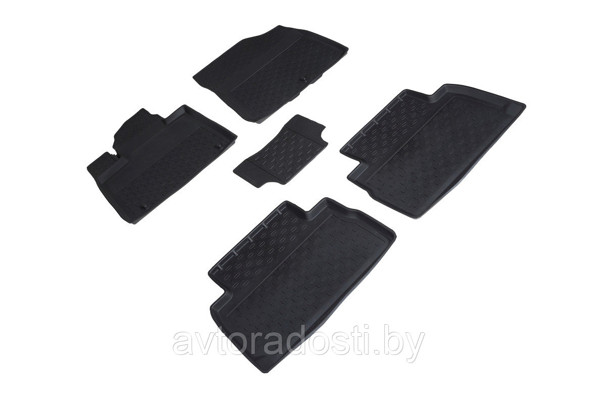 Коврики резиновые Hyundai Santa Fe IV (2020-) рестайлинг / 5 мест / Хендэ Санта Фе [96314] (SeiNtex)