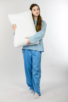 Подушка для сна Familytex ПСУ9 С выемкой под плечо, валиком и перегородкой - фото 4 - id-p220656076