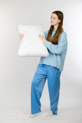 Подушка для сна Familytex ПСУ9 С выемкой под плечо, валиком и перегородкой - фото 5 - id-p220656076