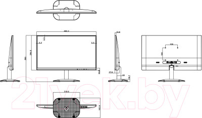 Монитор Dahua DHI-LM22-F200 - фото 3 - id-p220659257