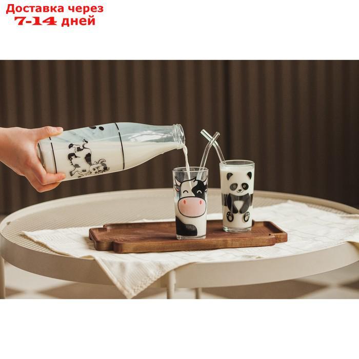 Бутыль для молока "Коровушка", 1 л, 8,5×25 см - фото 7 - id-p220625450