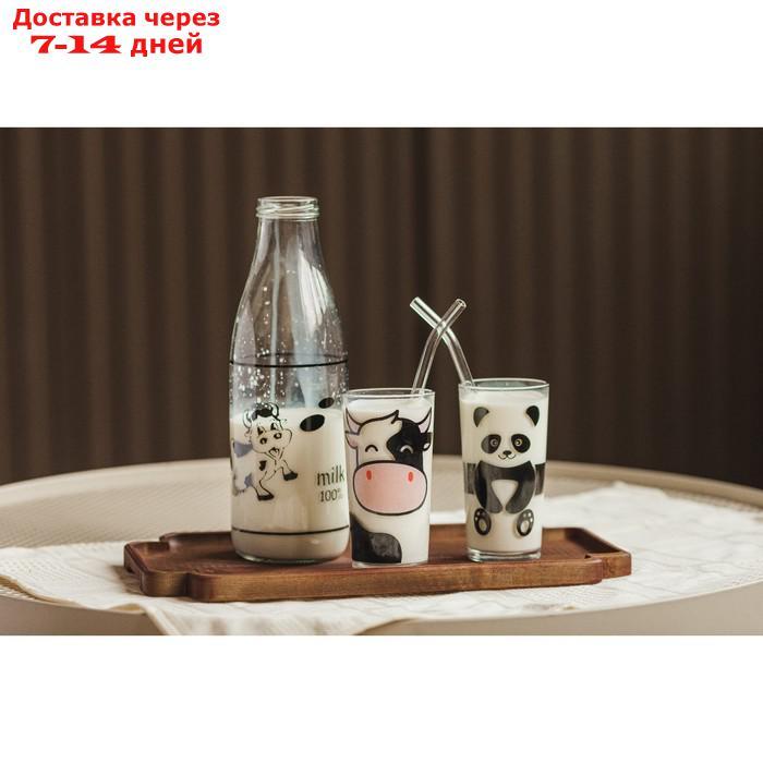Бутыль для молока "Коровушка", 1 л, 8,5×25 см - фото 8 - id-p220625450