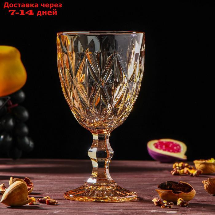 Набор питьевой "Круиз", 7 предметов: кувшин 1,1 л, бокалы 300 мл, цвет золотой - фото 4 - id-p220628709