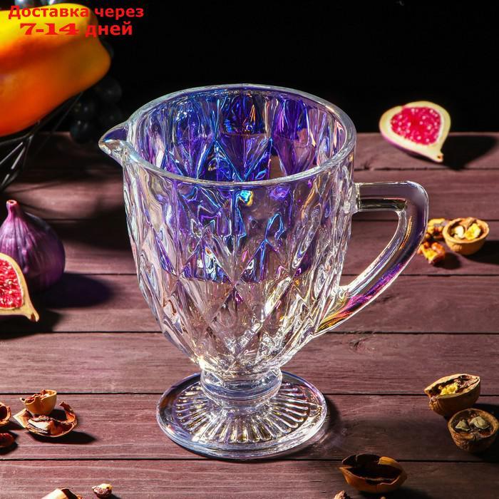 Набор питьевой "Круиз", 7 предметов: кувшин 1,1 л, бокалы 300 мл, цвет перламутровый - фото 3 - id-p220628761