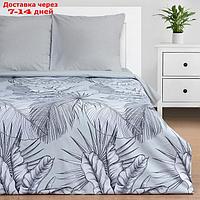 Постельное бельё Этель 2 сп Gray tropics 175х215 см, 200х220 см, 70х70 см - 2 шт