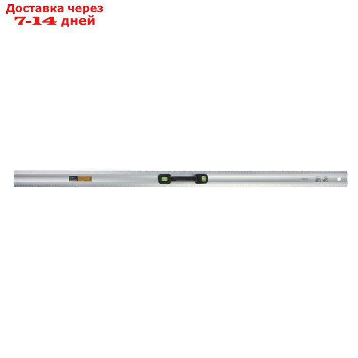 Линейка-уровень TUNDRA, металлическая, пластиковая ручка, 2 глазка, 1200 мм - фото 2 - id-p220627542