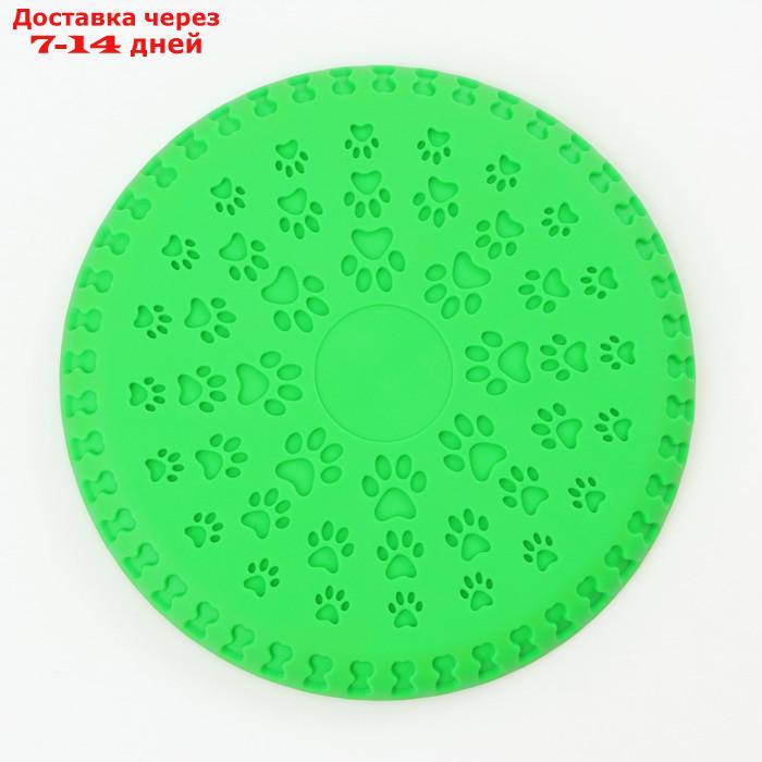 Фрисби "Летающая тарелка", 23 см, зелёный - фото 5 - id-p220628942