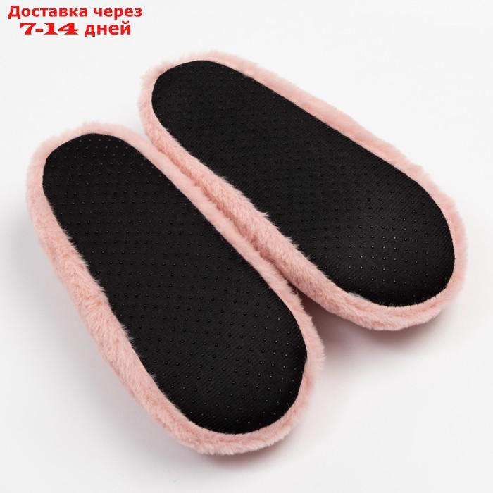 Носки-тапочки женские MINAKU "Love", цвет розовый, размер 36-37 (23 см) - фото 2 - id-p220629154