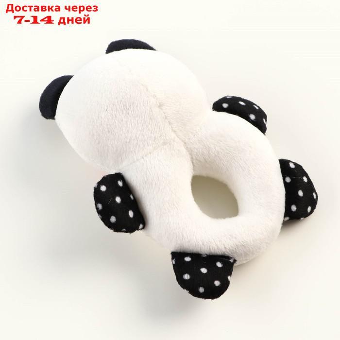 Игрушка пищащая Мягкая для собак пончик с животными "Панда", 17 см - фото 3 - id-p220629193