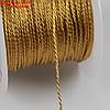 Нить для плетения, d = 1 мм, 25 ± 1 м, цвет золотой, фото 2