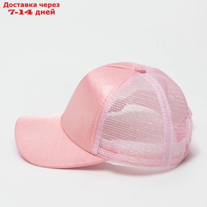 Кепка для девочки "Искра" MINAKU цвет розовый, р-р 54 - фото 2 - id-p220628163