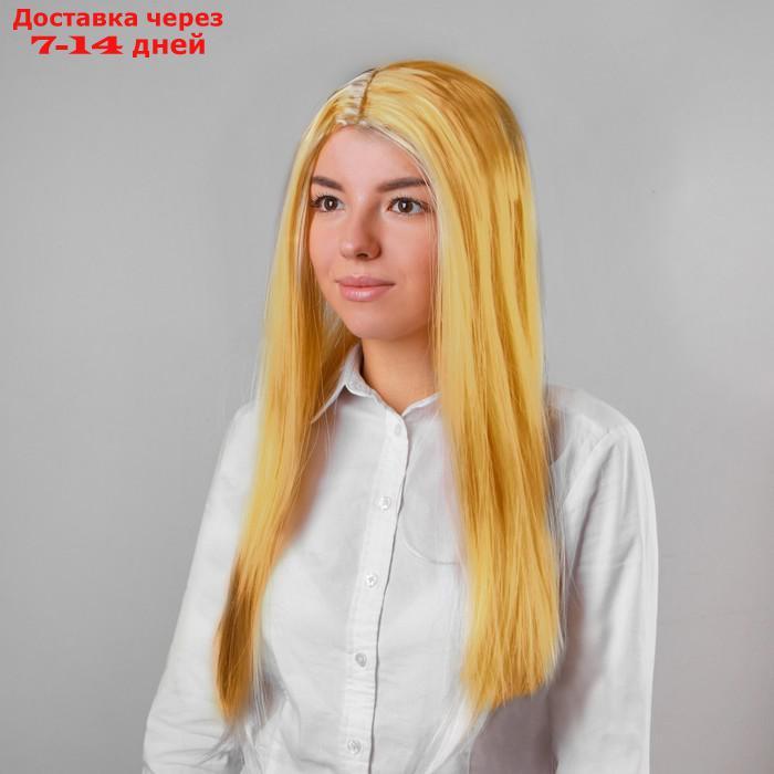 Карнавальный парик "Русалочка" блонд - золотистый - фото 1 - id-p220629236
