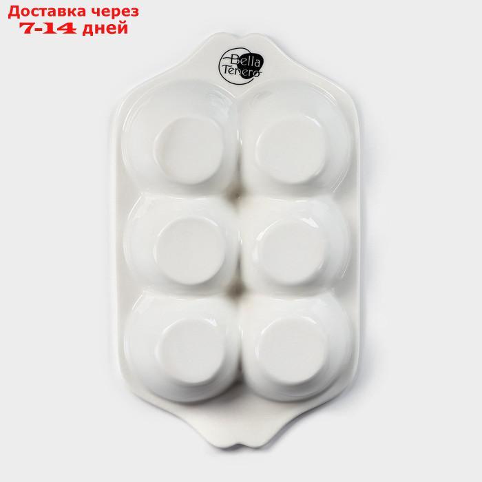 Подставка для яиц Доляна "Эстет", 19,2×11×3,6 см, 6 ячеек - фото 4 - id-p220628244