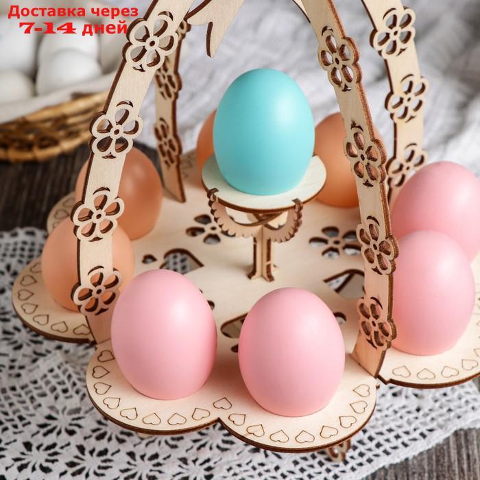 Подставка для яиц пасхальная, 9 ячеек, 22×22×29 см - фото 3 - id-p220628359