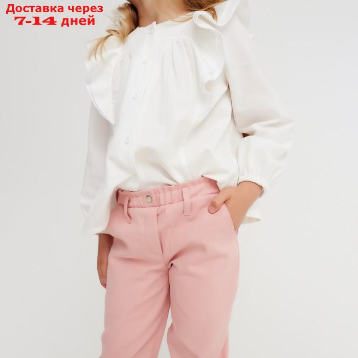 Джинсы для девочки KAFTAN, размер 38 (146-152 см), цвет розовый - фото 5 - id-p220629519