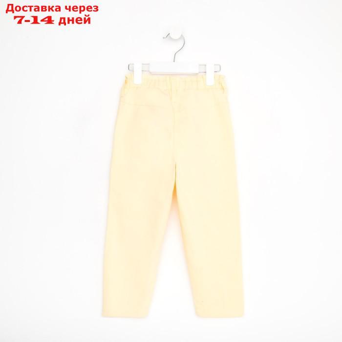 Джинсы для девочки KAFTAN, размер 28 (86-92 см), цвет желтый - фото 2 - id-p220629523