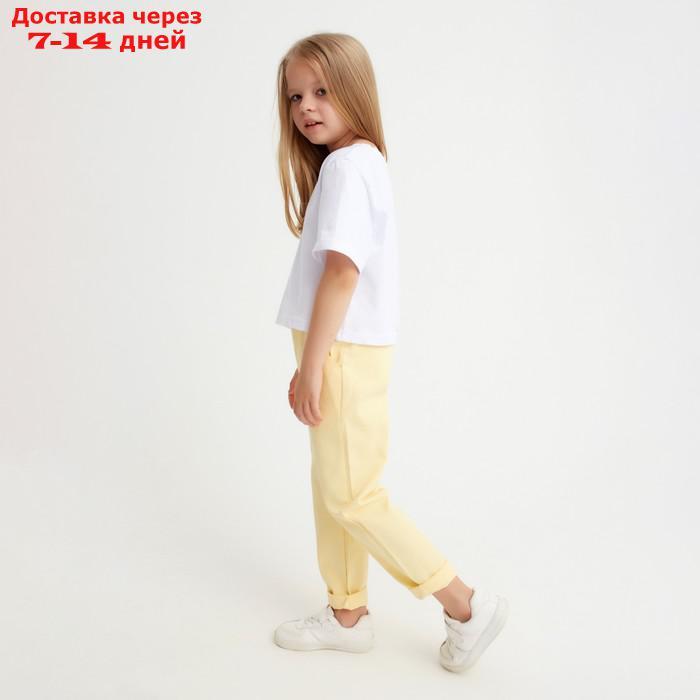 Джинсы для девочки KAFTAN, размер 28 (86-92 см), цвет желтый - фото 3 - id-p220629523