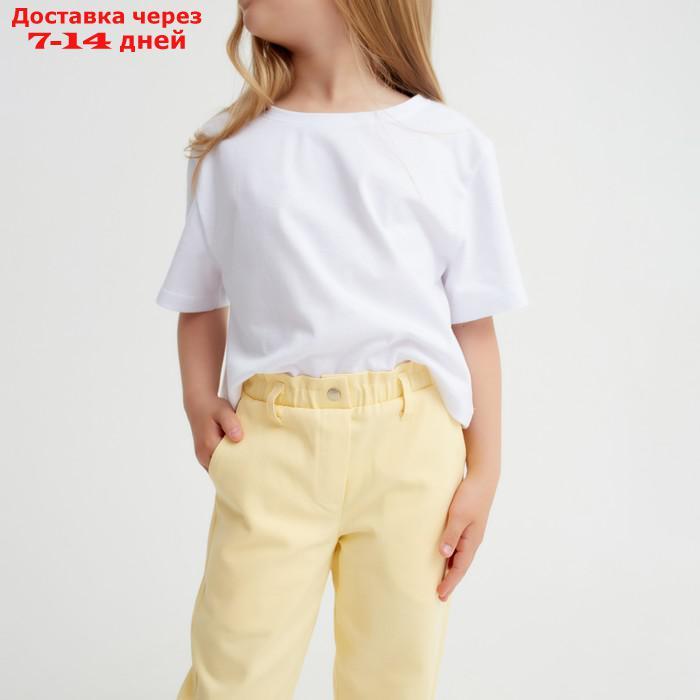 Джинсы для девочки KAFTAN, размер 28 (86-92 см), цвет желтый - фото 5 - id-p220629523