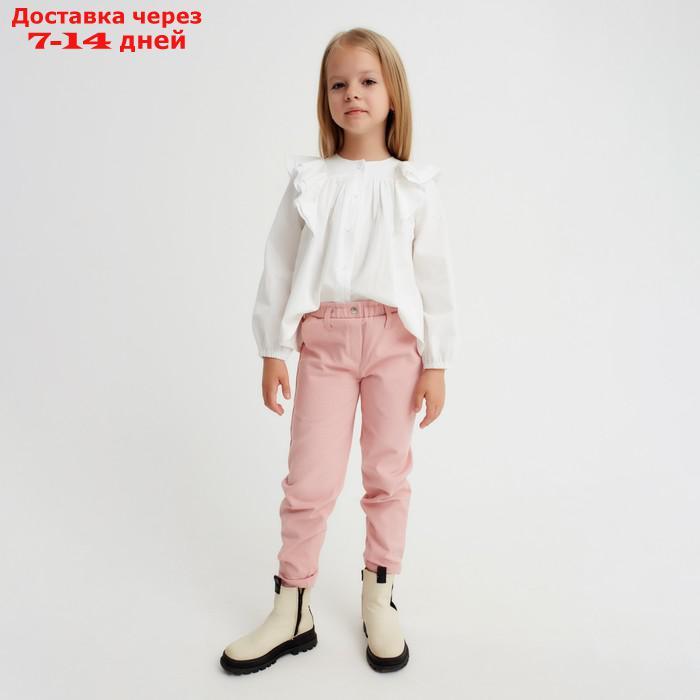 Джинсы для девочки KAFTAN, размер 36 (134-140 см), цвет розовый - фото 1 - id-p220629525