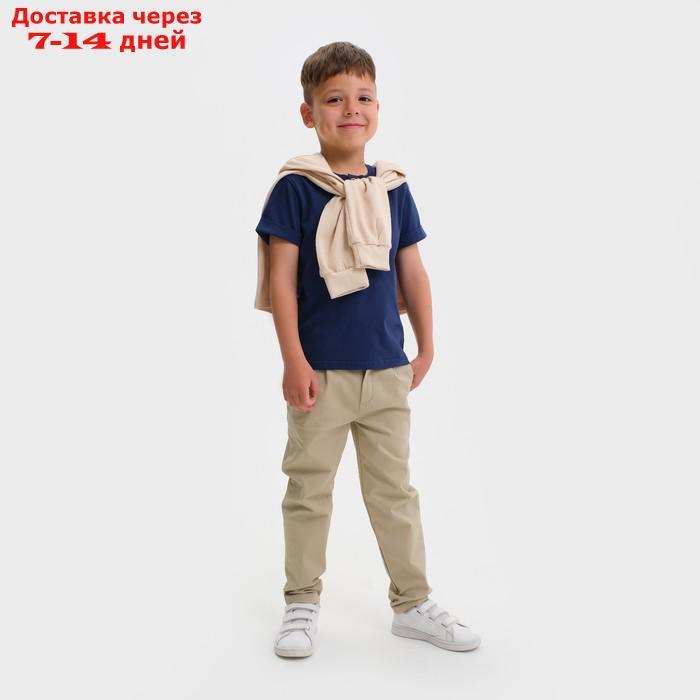 Джинсы для мальчика KAFTAN, размер 36 (134-140 см), цвет бежевый - фото 7 - id-p220629528