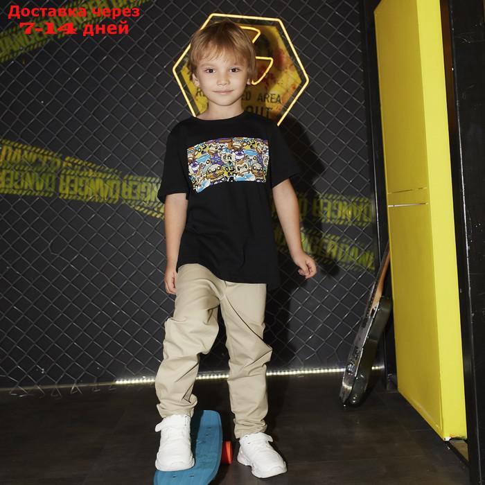 Джинсы для мальчика KAFTAN, размер 36 (134-140 см), цвет бежевый - фото 9 - id-p220629528