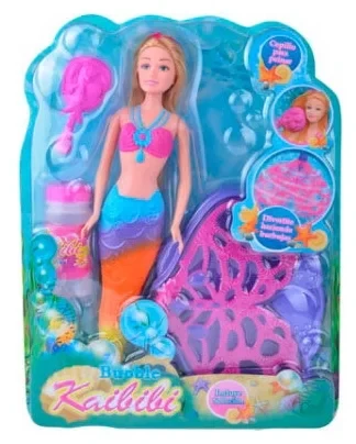 Кукла Kaibibi Русалка с мыльными пузырями, 29 см, BLD069, игровой набор для девочек ш