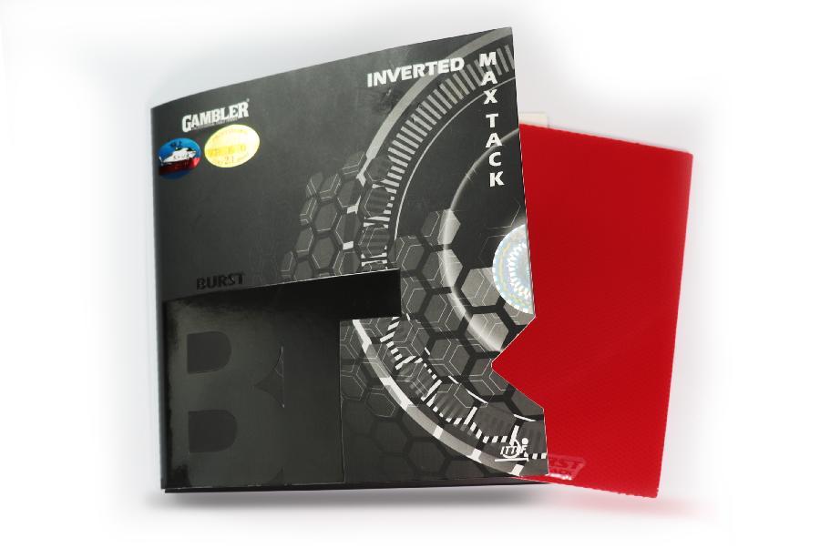Накладка для ракетки GAMBLER BURST 2.1MM (RED) - фото 4 - id-p220660008