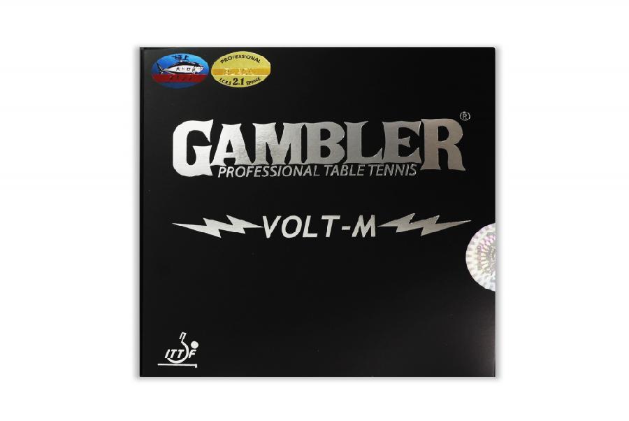 Накладка для ракетки GAMBLER VOLT M 2.1MM (BLACK) - фото 1 - id-p220660010