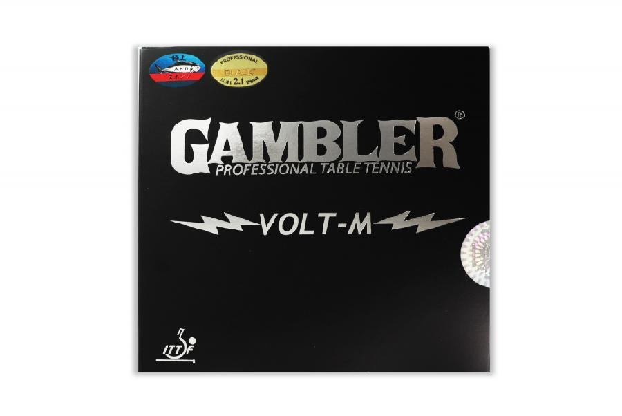 Накладка для ракетки GAMBLER VOLT M HARD 2.1MM (BLACK) - фото 1 - id-p220660011