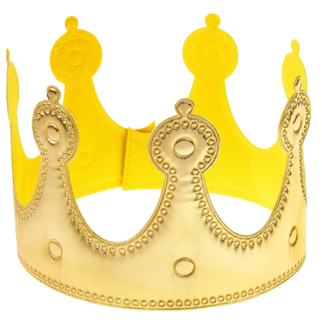 Корона мягкая золотая
