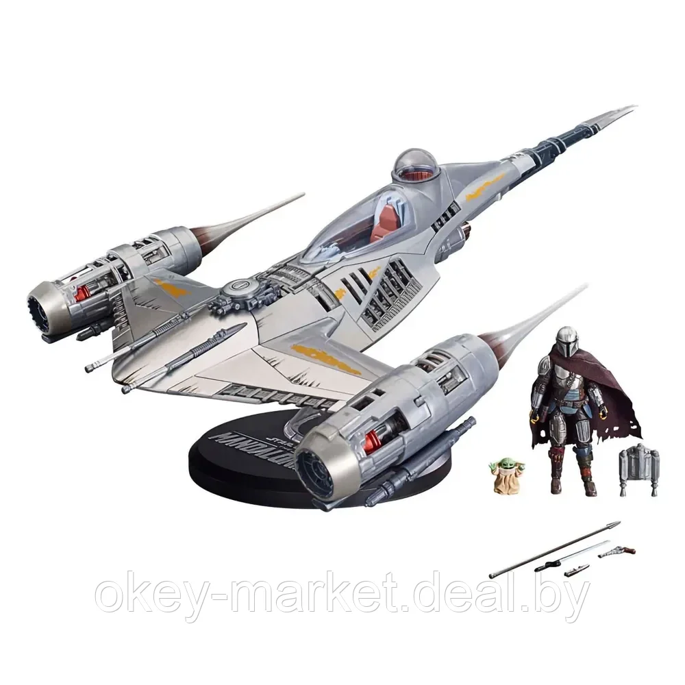 Набор фигурка и самолет Star Wars The Mandalorian F8366 - фото 1 - id-p220667987