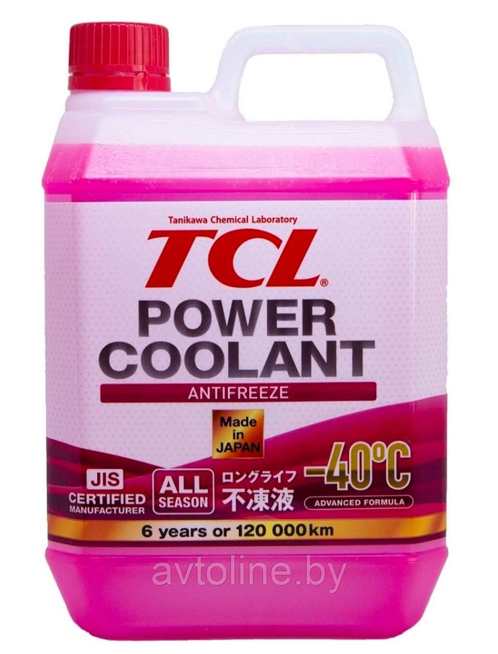 Антифриз готовый TCL Power Coolant -40C розовый, 2л PC2-40R