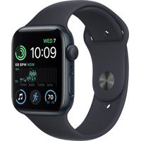 Умные часы Apple Watch SE 2 40 мм (алюминиевый корпус, полуночный/полуночный, спортивный силиконовый ремешок
